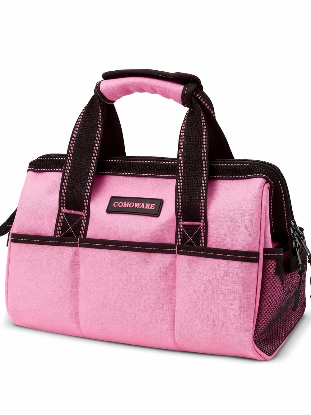 COMOWARE 13-Inch Pink Tool Bag for Women with Inside Pockets
